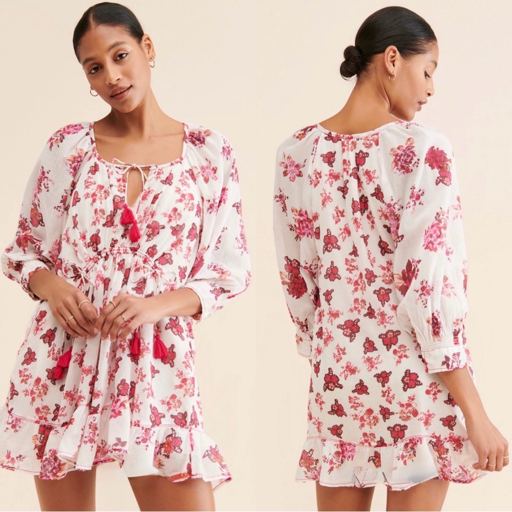 Free People Camella Mini Dress in White Sz XS NWOT